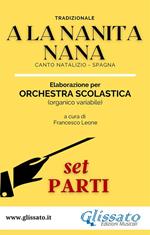 A La Nanita Nana. Orchestra scolastica. Parti