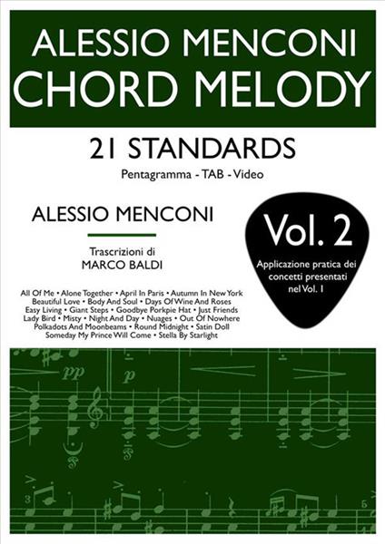 Chord melody, 21 standard. Vol. 2 - Alessio Menconi - ebook