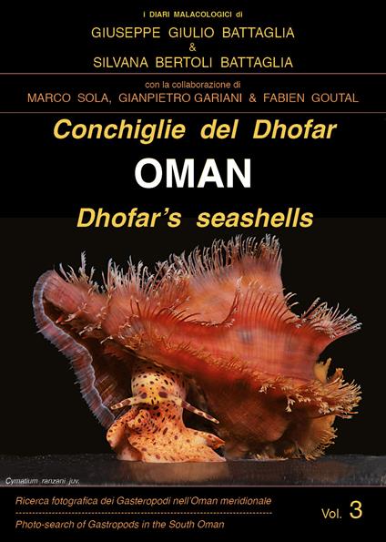 Conchiglie del Dhofar. Oman-Dhofar's seashells. Oman. Ediz. a colori - Giuseppe Giulio Battaglia,Silvana Bertoli Battaglia - copertina