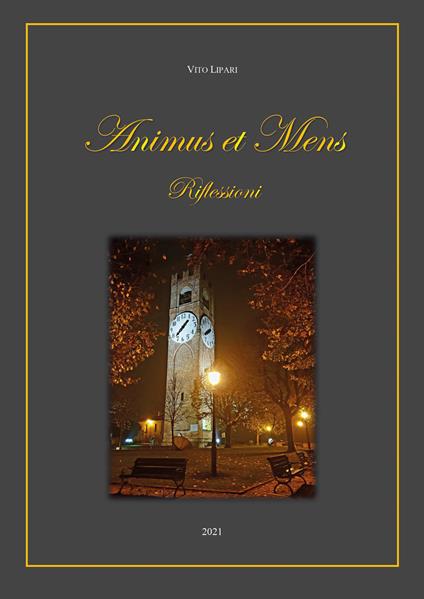Animus et mens. Riflessioni - Vito Lipari - copertina