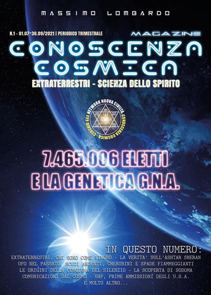 Conoscenza cosmica magazine (2021). Vol. 1 - Massimo Lombardo - copertina