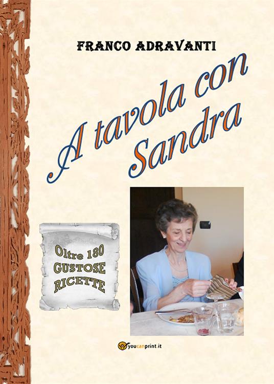 A tavola con Sandra - Franco Adravanti - copertina