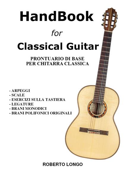 Handbook for classical guitar - Roberto Longo - copertina