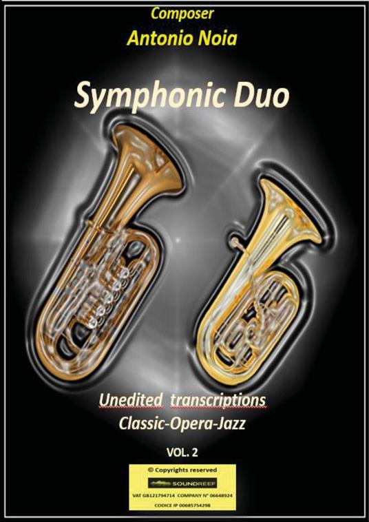 Symphonic duo. Unedited trascriptions. Vol. 2: Classic-opera-jazz - Antonio Noia - copertina