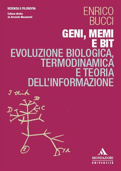 Geni, memi e bit. Evoluzione biologica, termodinamica e teoria dell’informazione - Enrico Bucci - copertina