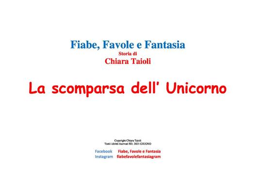 La scomparsa dell'unicorno - Chiara Taioli - ebook