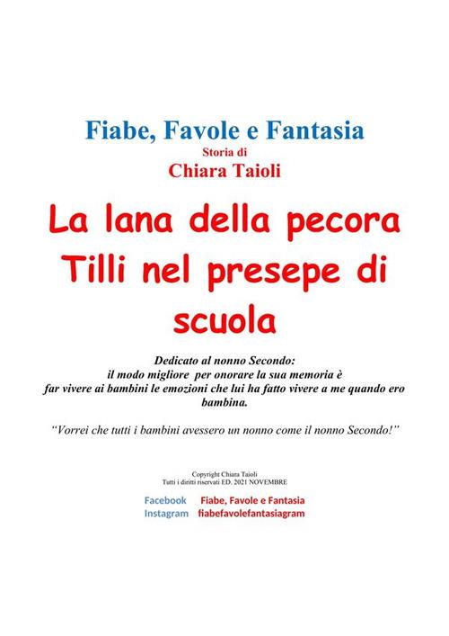 La lana della pecora Tilli nel presepe di scuola - Chiara Taioli - ebook