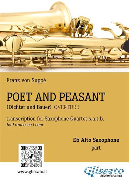Poet and Peasant (Dichter und Bauer). Overture. Sax Quartet. Eb Alto part - Franz von Suppé - ebook
