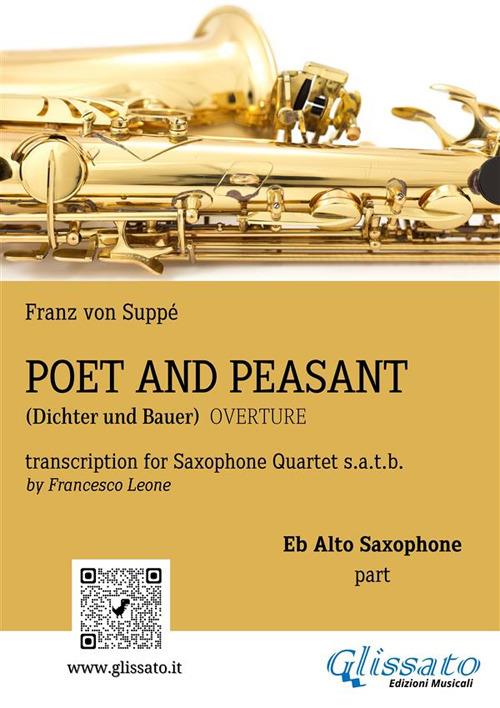 Poet and Peasant (Dichter und Bauer). Overture. Sax Quartet. Eb Alto part - Franz von Suppé - ebook