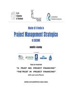 Il trust nel project financing. Tesi di master II livello