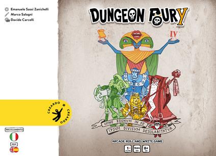 Dungeon Foury. Album gioco. Nuova ediz. - Emanuele Sassi Zanichelli - copertina