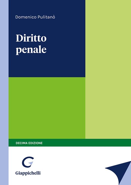 Diritto penale - Domenico Pulitanò - copertina