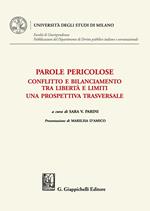 Parole pericolose. Conflitto e bilanciamento tra libertà e limiti. Una prospettiva trasversale