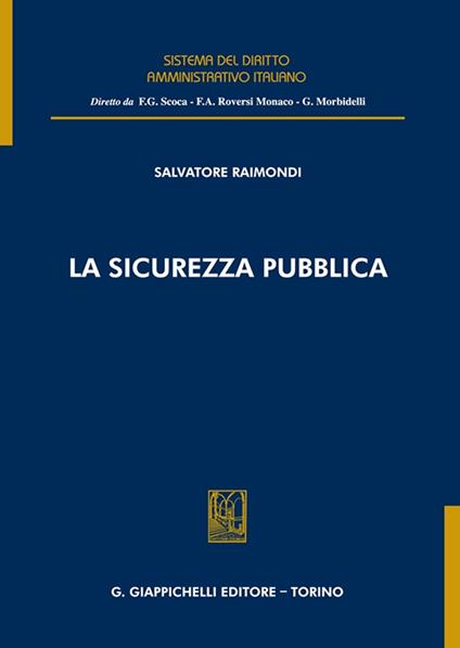La sicurezza pubblica - Salvatore Raimondi - copertina