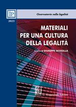 Materiali per una cultura della legalità 2023