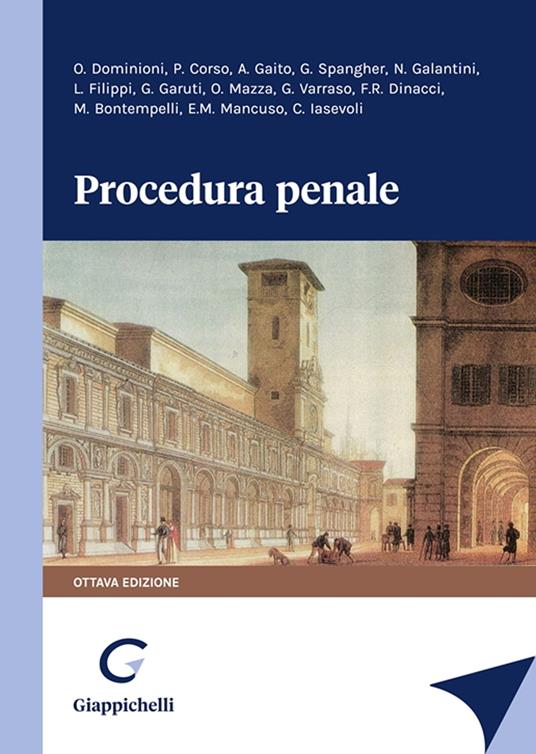 Procedura penale - Maria Novella Galantini,Leonardo Filippi,Giorgio Spangher - copertina