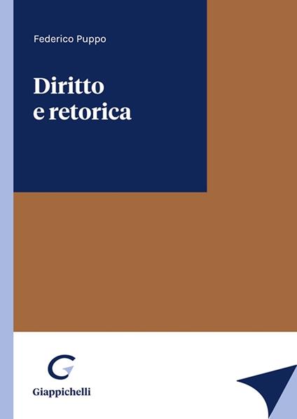 Diritto e retorica - Federico Puppo - copertina