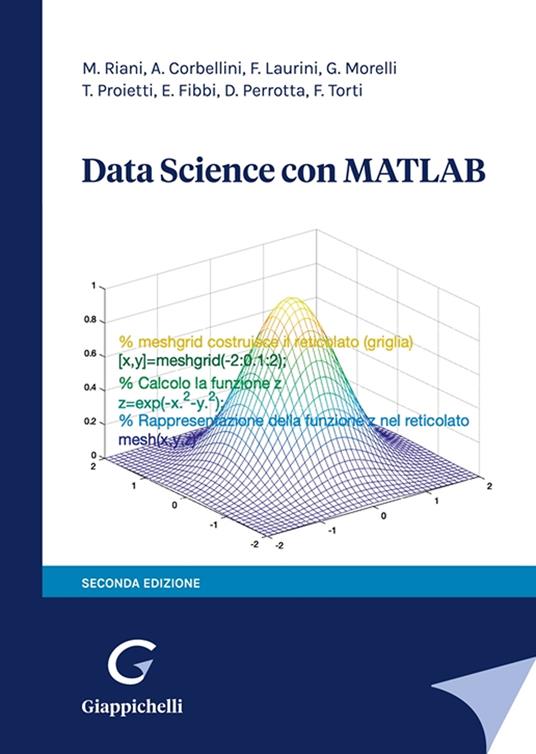Data science con MATLAB - Marco Riani,Aldo Corbellini,Fabrizio Laurini - copertina