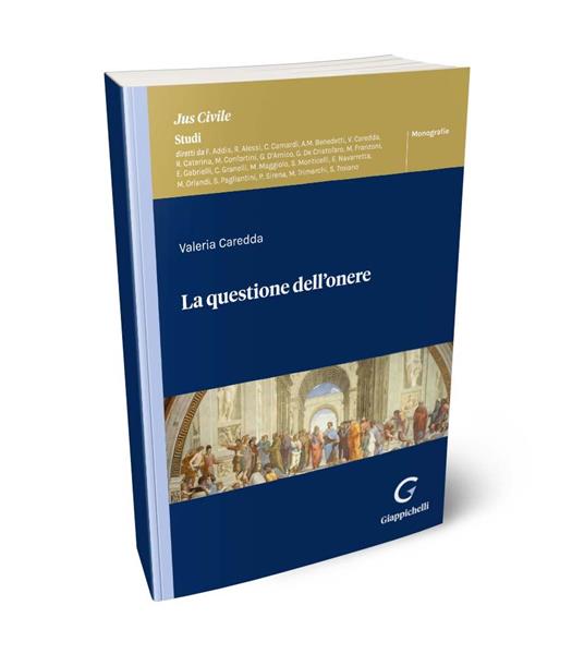 La questione dell'onere - Valeria Caredda - copertina