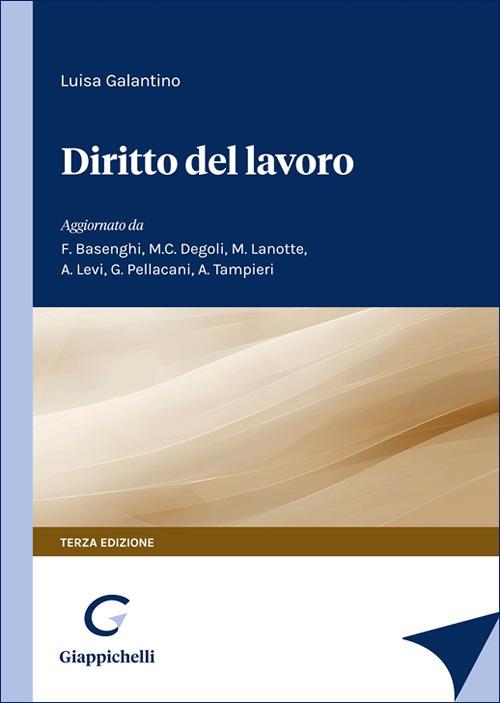 Diritto del lavoro - Luisa Galantino - copertina