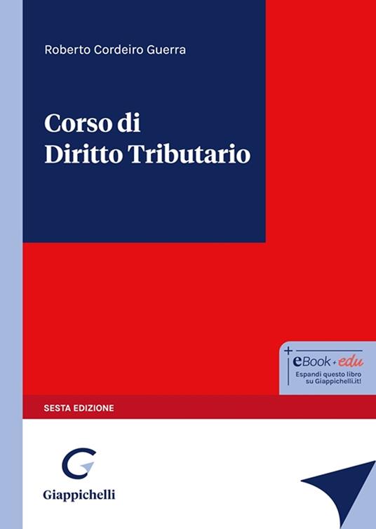 Corso di diritto tributario - Roberto Cordeiro Guerra - copertina