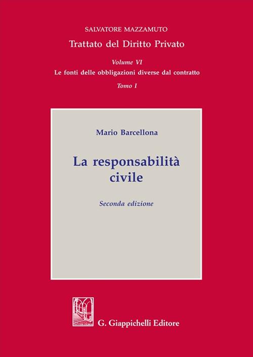 La responsabilità civile - Mario Barcellona - copertina