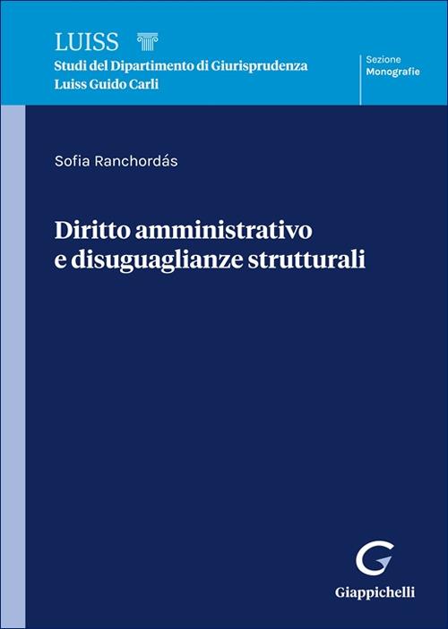 Diritto amministrativo e disuguaglianze strutturali - Sofia Ranchordas - copertina
