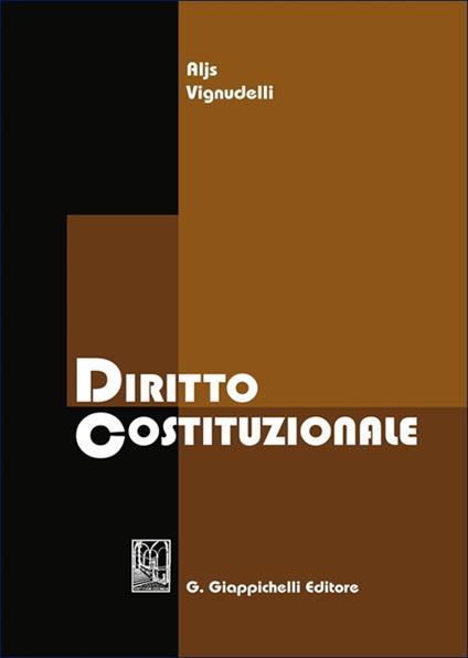 Diritto costituzionale - Aljs Vignudelli - copertina