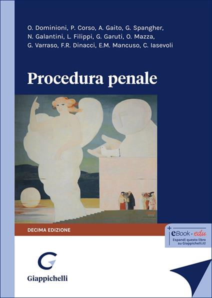 Procedura penale - Maria Novella Galantini,Leonardo Filippi,Giorgio Spangher - copertina