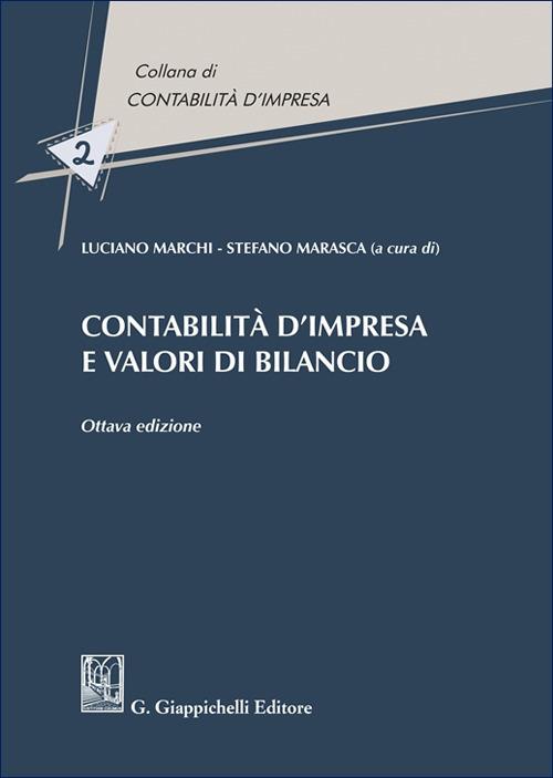 Contabilità d'impresa e valori di bilancio - copertina