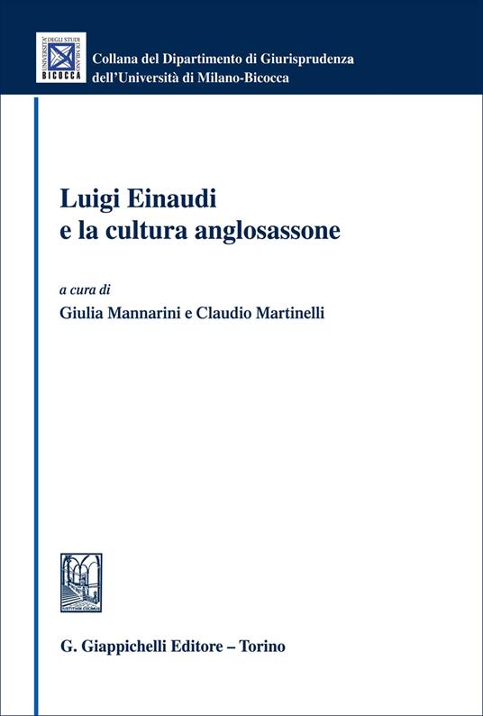 Luigi Einaudi e la cultura anglosassone - copertina