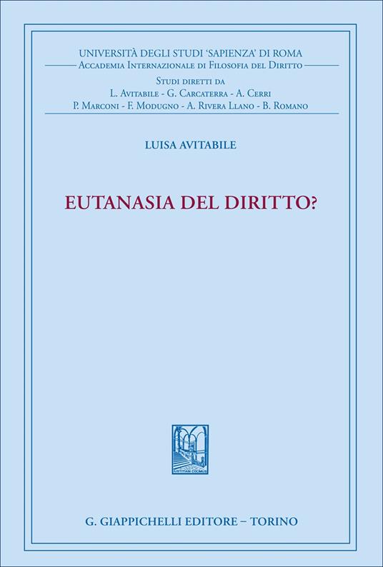 Eutanasia del diritto? - Luisa Avitabile - copertina