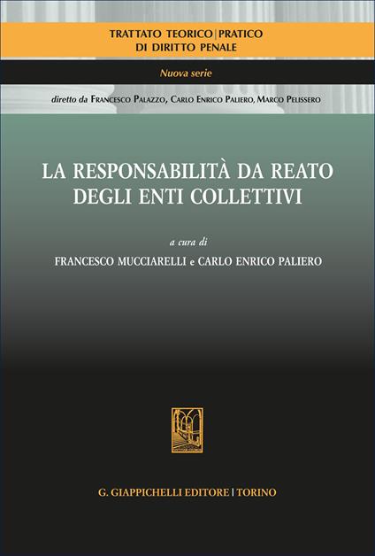 La responsabilità da reato degli enti collettivi - copertina