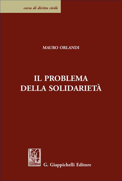 Il problema della solidarietà - Mauro Orlandi - copertina