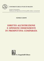 Diritto all'istruzione e opinioni dissenzienti in prospettiva comparata