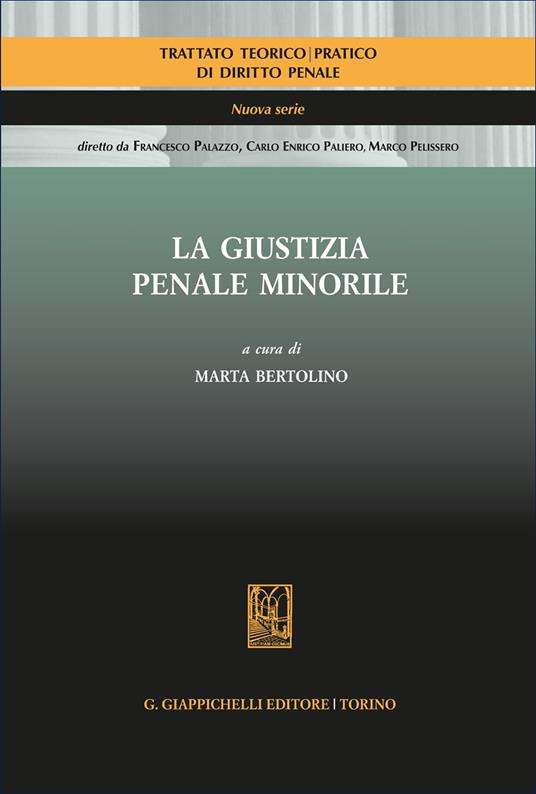 La giustizia penale minorile - copertina