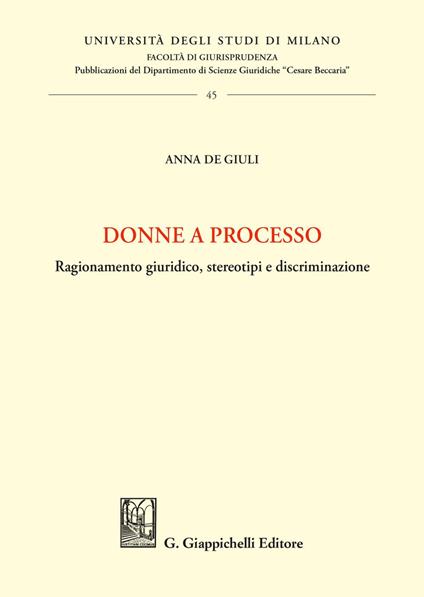 Donne a processo - Anna De Giuli - ebook