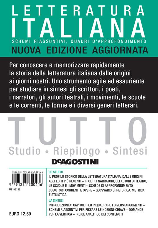 Tutto letteratura italiana. Nuova ediz. - copertina