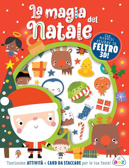 La magia del Natale. Sticker tenerini. Ediz. a colori - copertina
