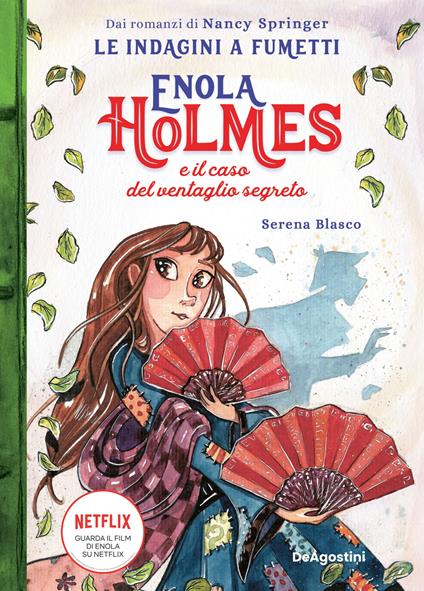 Enola Holmes e il caso del ventaglio segreto. Le indagini a fumetti da Nancy Springer. Vol. 4 - Serena Blasco - copertina