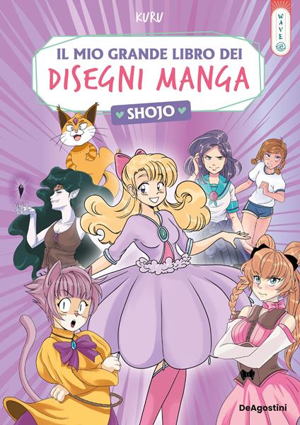 Il mio grande libro dei disegni manga shojo - Kuru - copertina