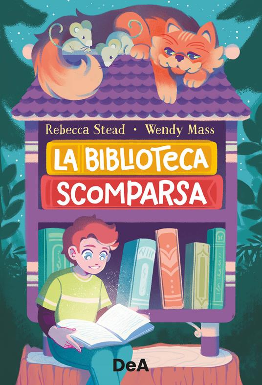 La biblioteca scomparsa - Wendy Mass,Rebecca Stead - copertina