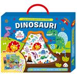 Dinosauri. Valigetta con sticker. Ediz. a colori