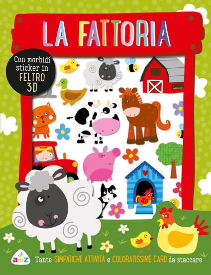 La fattoria. Sticker tenerini. Ediz. a colori - copertina