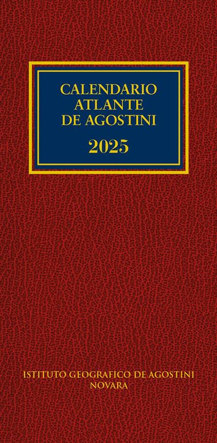 Calendario atlante De Agostini 2025 - copertina