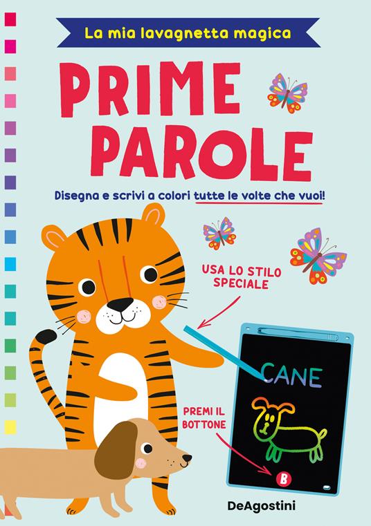 Prime parole. La mia lavagnetta magica. Con lavagnetta - copertina