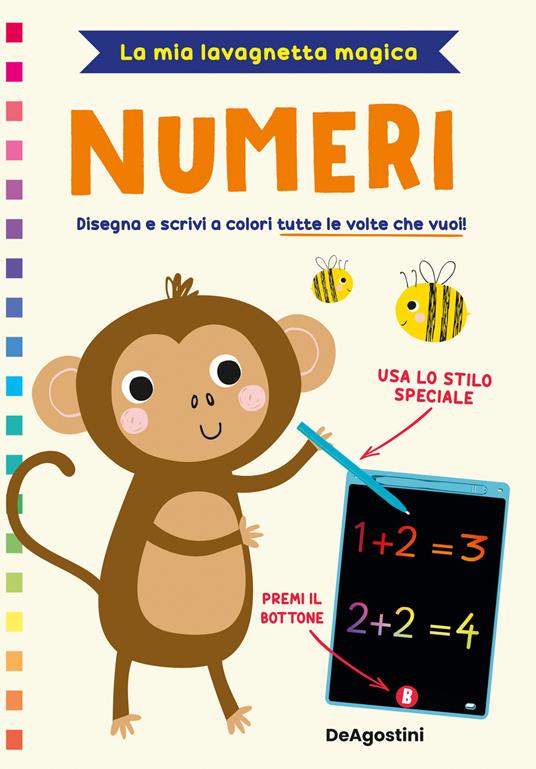 Numeri. La mia lavagnetta magica. Con lavagnetta - copertina