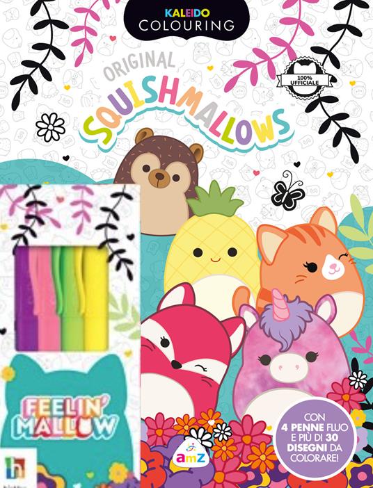 Squishmallows. Caleido colouring. Ediz. illustrata. Con 4 pennarelli - copertina