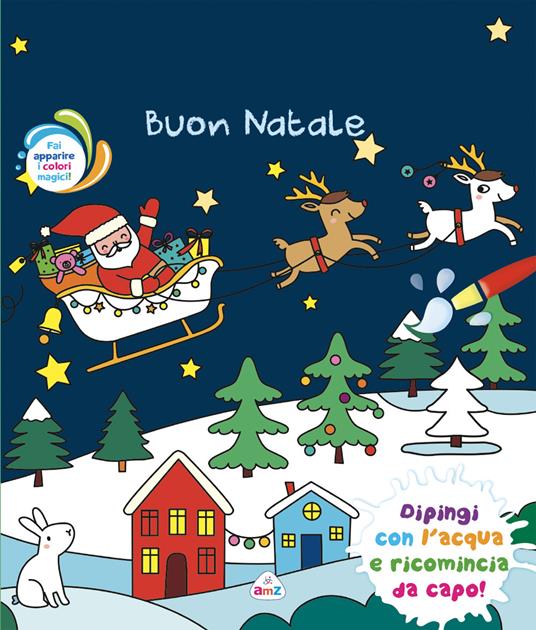 Buon Natale. Ediz. illustrata. Con pennello magico - copertina