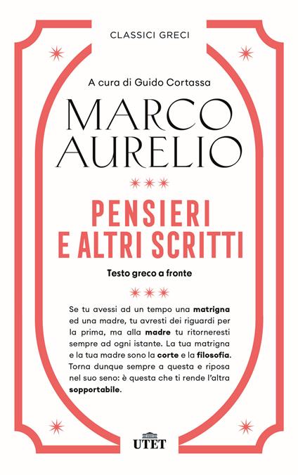 Pensieri e altri scritti - Marco Aurelio - copertina